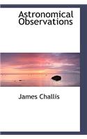 Astronomical Observations