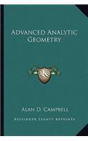 Advanced Analytic Geometry