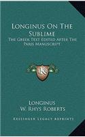 Longinus on the Sublime