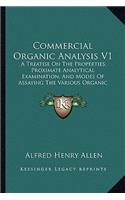 Commercial Organic Analysis V1