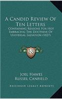 A Candid Review of Ten Letters