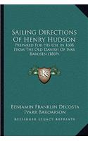 Sailing Directions Of Henry Hudson
