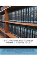 Bullettino Di Paletnologia Italiana, Volumes 16-18...