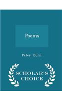 Poems - Scholar's Choice Edition