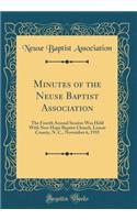 Minutes of the Neuse Baptist Association