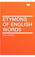 Etymons of English Words