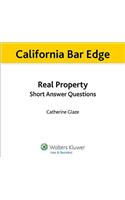 California Real Property Short Answer Questions for the Bar Exam