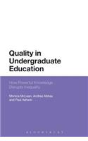 Quality in Undergraduate Education