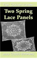 Two Spring Lace Panels Filet Crochet Pattern: Complete Instructions and Chart