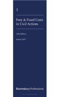 Lawyers' Costs and Fees: Fees and Fixed Costs in Civil Actions