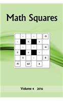 Math Squares: Volume 4 2016: Volume 4 2016