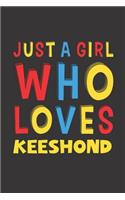 Just A Girl Who Loves Keeshond