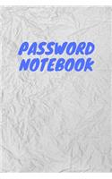 Password Book Notebook