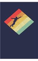 Fencer Notebook: Retro Vintage 80s Fence 6 x 9 (A5) Graph Paper Squared Journal Gift for Fencers And Fencing Lovers (108 Pages)