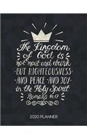 The Kingdom Of God Is Not Meat And Drink But Righteousness And Peace And Joy In The Holy Spirit Romans 14