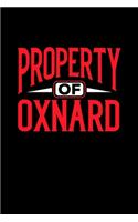 Property of Oxnard: 6x9 - notebook - 120 pages - lined