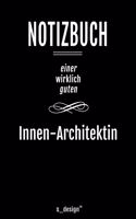 Notizbuch für Innen-Architekten / Innen-Architekt / Innen-Architektin