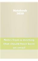 Notes from a meeting that should have been an email