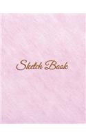 Sketchbook Journal for Girls: 120 Pages of 8.5"x11" Blank Paper for Drawing, Sketching and Creative Doodling. Personalized Artist Notebook and Sketchbook Journal