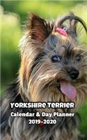 Yorkshire Terrier Calendar & Day Planner 2019-2020