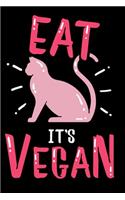 Vegan Notizbuch Eat Pussy It´s Vegan