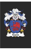 Espes: Espes Coat of Arms and Family Crest Notebook Journal (6 x 9 - 100 pages)