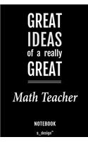 Notebook for Math Teachers / Math Teacher