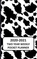 2020-2021 Two Year Weekly Pocket Planner: Pocket Planner 2020 for Purse: 104 Weeks Planner Diary, 2 Year Calendar, Appointments Phone book Password Log (2020-2021 Calendar Planner) 5x8
