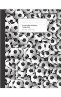 Composition Notebook: Soccer Journal for Boys and Girls (Vol 3)