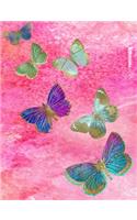 Colorful Butterflies Composition Notebook