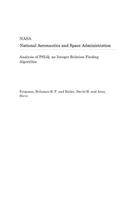 Analysis of Pslq, an Integer Relation Finding Algorithm