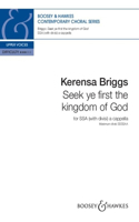 Briggs: Seek Ye First the Kingdom of God Ssa Divisi with Piano Accompaniment