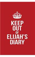 Keep Out of Elijah's Diary