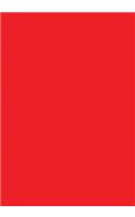 500 Page Classic Ruled Notebook: Red: Classic Ruled Journal: Premium Writing Notebook: Large Notebook: Lined Notebook: 7 X 10 Notebook