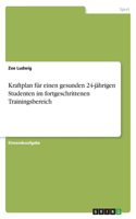 Kraftplan für einen gesunden 24-jährigen Studenten im fortgeschrittenen Trainingsbereich