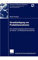 Vorankündigung Von Produktinnovationen