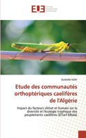 Etude des communautés orthoptériques caelifères de l'Algérie