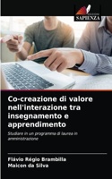 Co-creazione di valore nell'interazione tra insegnamento e apprendimento