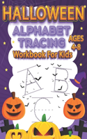 Halloween Alphabet Tracing Workbooks For Kids Ages 3-5