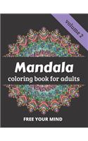 Mandala coloring book for adults