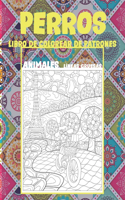Libro de colorear de patrones - Líneas gruesas - Animales - Perros