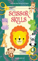 Scissor Skills Practice Activity Book Kids ages 3-5
