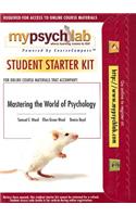 Mastering the World of Psychology Student Starter Kit