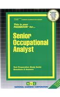 Senior Occupational Analyst