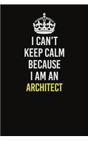 I Can&#65533;t Keep Calm Because I Am An Architect