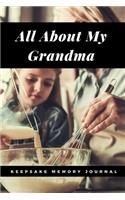 All About My Grandma Keepsake Memory Journal