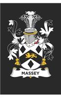 Massey: Massey Coat of Arms and Family Crest Notebook Journal (6 x 9 - 100 pages)