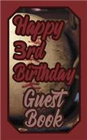 Happy 3rd Birthday Guest Book