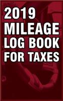 2019 Mileage Log Book for Taxes