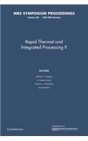 Rapid Thermal and Integrated Processing II: Volume 303